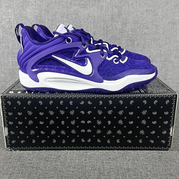 Nike KD15 TB Promo Court Purple White DX6648 500 Men's Size 12.5